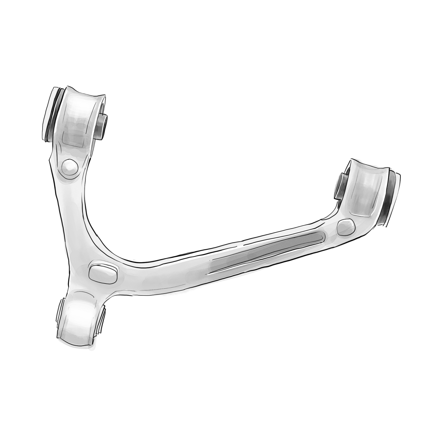 Product image 1 of the product “Wishbone aluminum ”