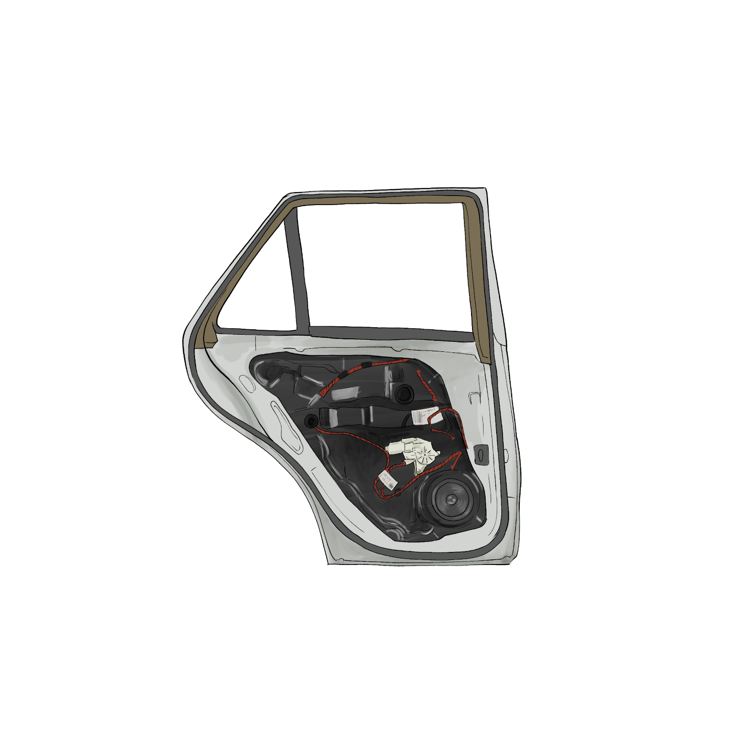 Product image 2 of the product “Door OX5 rear ATH-1 ”